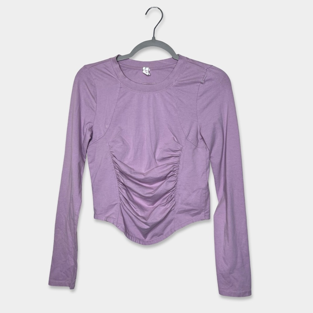 DAILY PRACTICE Anthropologie Top Size S Purple Color Pre-Owned